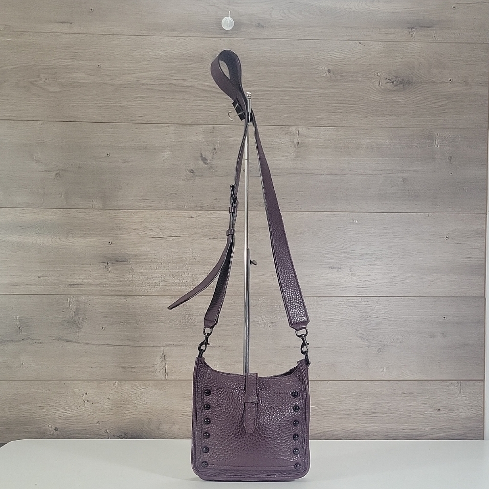 Rebecca Minkoff Purple Pebble Leather Crossbody